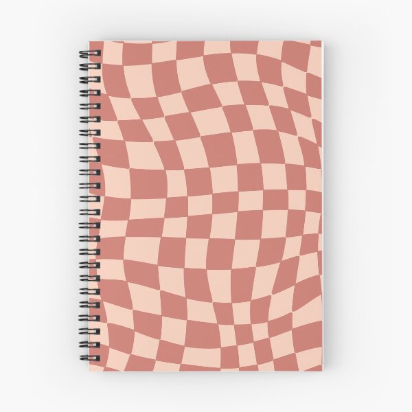 Item preview, Coral Coloured Checkered  designed and sold by Bookish Lovers.