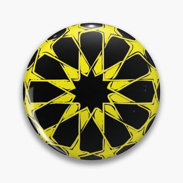 Item preview, geometric pattern black shade with yellow background designed and sold by Md Rashid  Hasan.