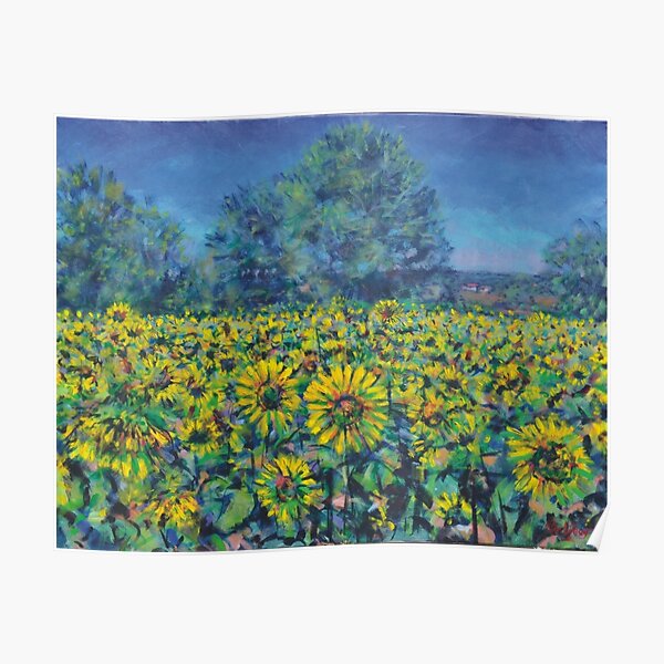 Sunflowers Claude Monet Fine Art Print//Poster 1355