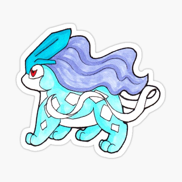 Johto Legends Sticker: Suicune, Entei and Raikou