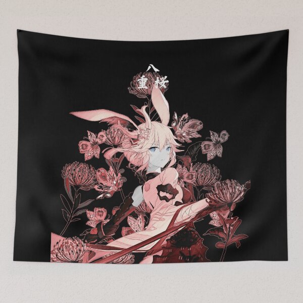 Item preview, Fiery Higanbana and Fox Samurai designed and sold by EgorBratkin.