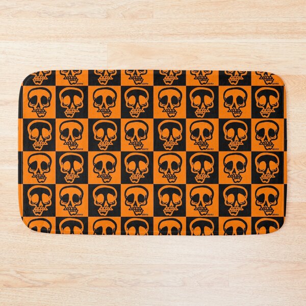 Item preview, Halloween Skull Checkers designed and sold by JanGrackle.