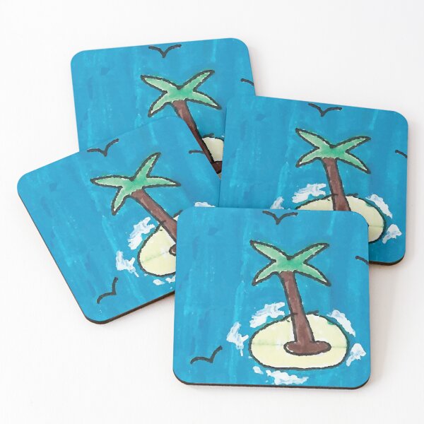 Item preview, Palm tree, island, ocean designed and sold by Pavnud.