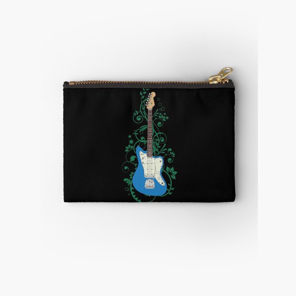 Item preview, Blue Offset Style Electric Guitar Flowering Vines designed and sold by nightsworthy.