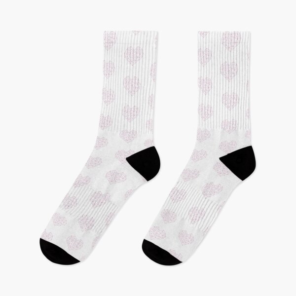 Item preview, Pink color geometric heart, triangle line art design designed and sold by Somdul.