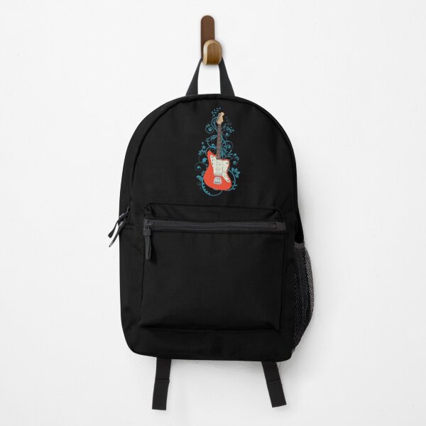 Item preview, Red Offset Style Electric Guitar Flowering Vines designed and sold by nightsworthy.