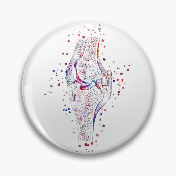 Item preview, Knee Bone Print flowers Human Anatomy Knee Poster designed and sold by Roadbubble.
