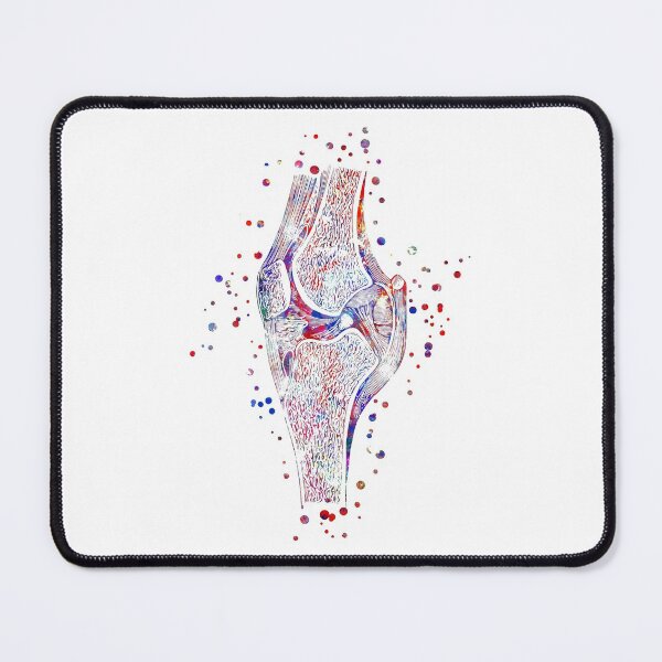 Item preview, Knee Bone Print flowers Human Anatomy Knee Poster designed and sold by Roadbubble.