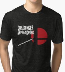 Super Smash Bros: Challenger Approaching! (3DS Style) Tri-blend T-Shirt