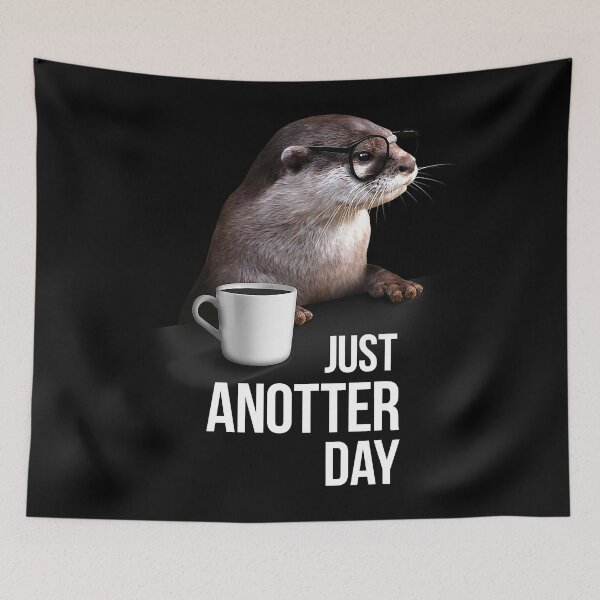 Item preview, Funny Otter T-shirt - Just Anotter Day for Otter lover designed and sold by LebKali.