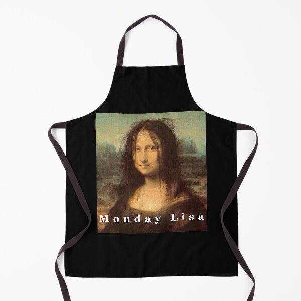 Item preview, La Gioconda Mona Lisa Funny Monday Art T-Shirt designed and sold by LebKali.