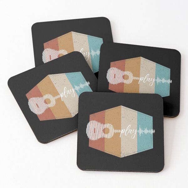 Item preview, Play Acoustic Guitar Guitarist Gift Music Lover Band Vintage T-Shirt designed and sold by LebKali.