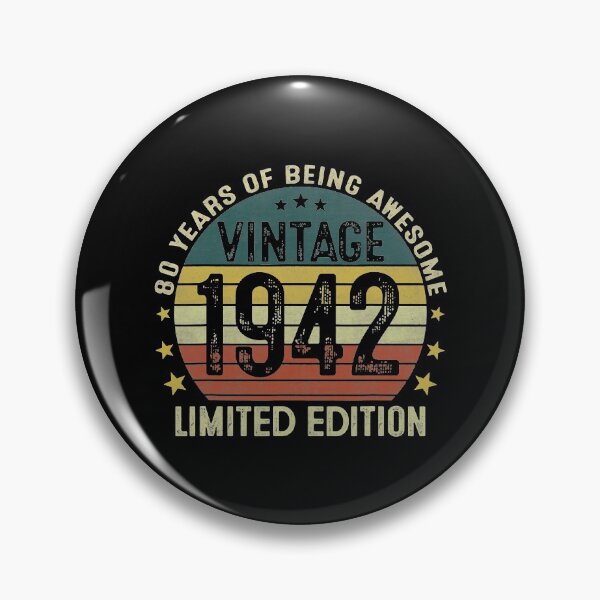 Item preview, Vintage 1942 Limited Edition 80th Birthday 80 Year Old Gifts T-Shirt designed and sold by LebKali.
