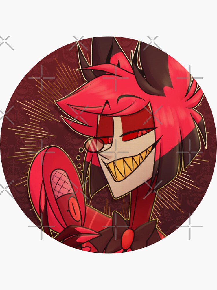 Hazbin Hotel Alastor Sticker For Sale By Seyd Art Redbubble