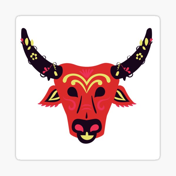 "Red Bull" Sticker by prernaart Redbubble
