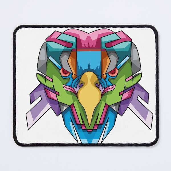 Item preview, Colorful eagle head designed and sold by Enthok.