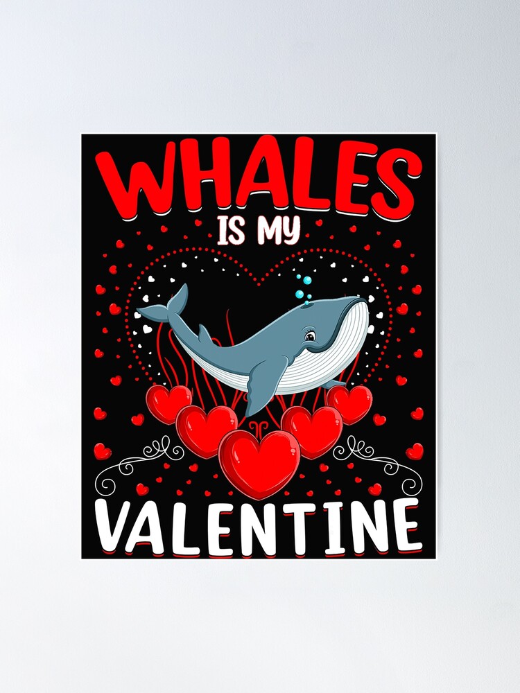 Funny Wahoo Is My Valentine Wahoo Fish Valentine_s Day Poster for
