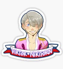 Yuri!!! on Ice - Viktor Nikiforov - Performance suit - Winky eye Sticker