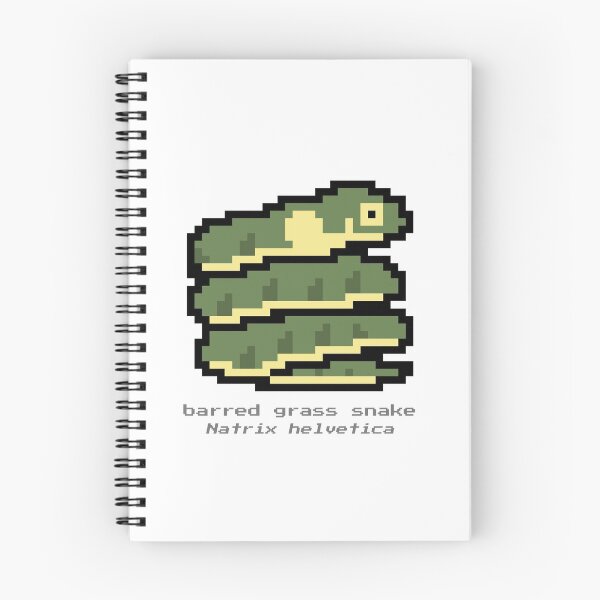 Item preview, Pixel Barred Grass Snake designed and sold by CheesyBugShop.