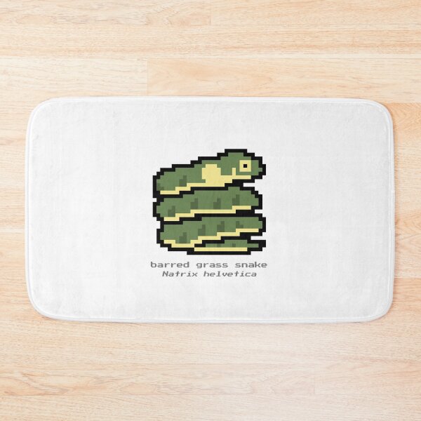 Item preview, Pixel Barred Grass Snake designed and sold by CheesyBugShop.