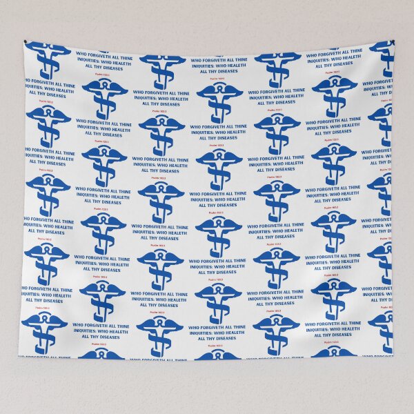 Item preview, Who forgiveth all thine iniquities; who healeth all thy diseases; designed and sold by Hinny8.