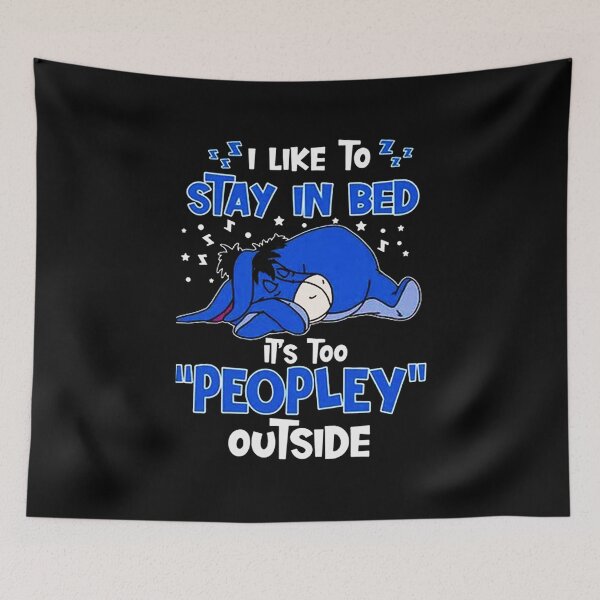 Item preview, I Like To Stay In Bed Eeyore designed and sold by alitazeroart.