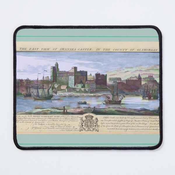 Item preview, East view of Swansea Castle designed and sold by Malcolm Walker.
