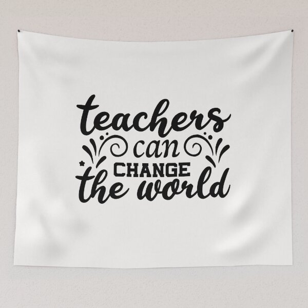 Item preview, Teachers Can Change The World designed and sold by AuroraApparel.