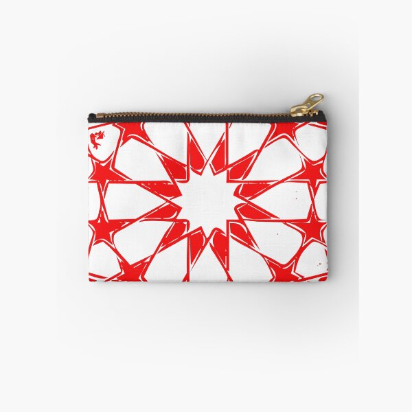 Item preview, geometric pattern white shade with red background designed and sold by Md Rashid  Hasan.
