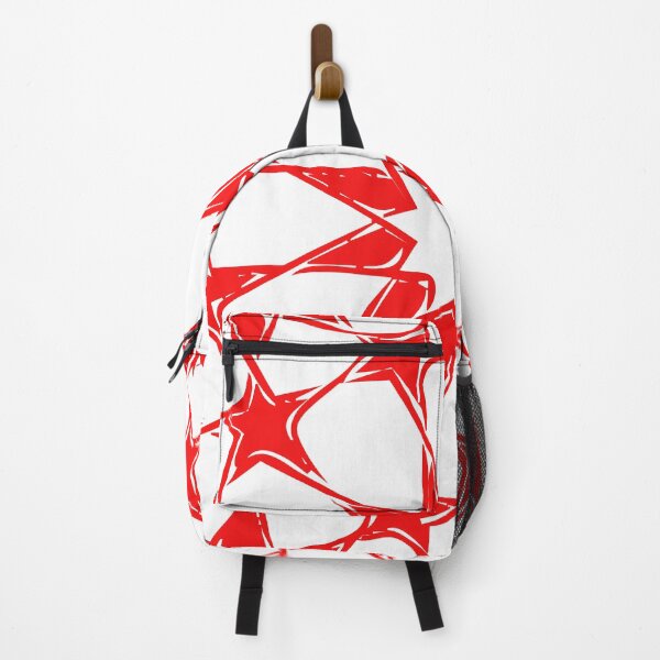 Item preview, geometric pattern white shade with red background designed and sold by Md Rashid Hasan.