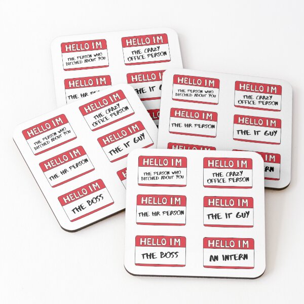 Item preview, Hello I'm Office Collection Sticker Set designed and sold by Whimsical Wenli.