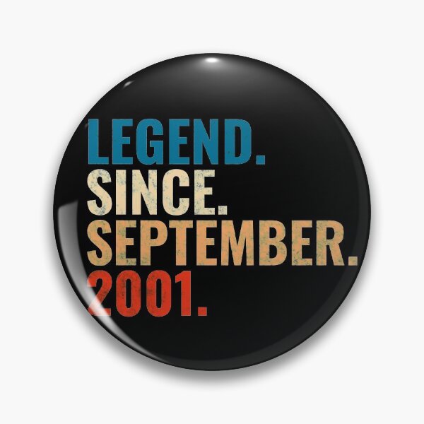 Item preview, Legend Since September 2001 Retro Vintage designed and sold by Teelogic.