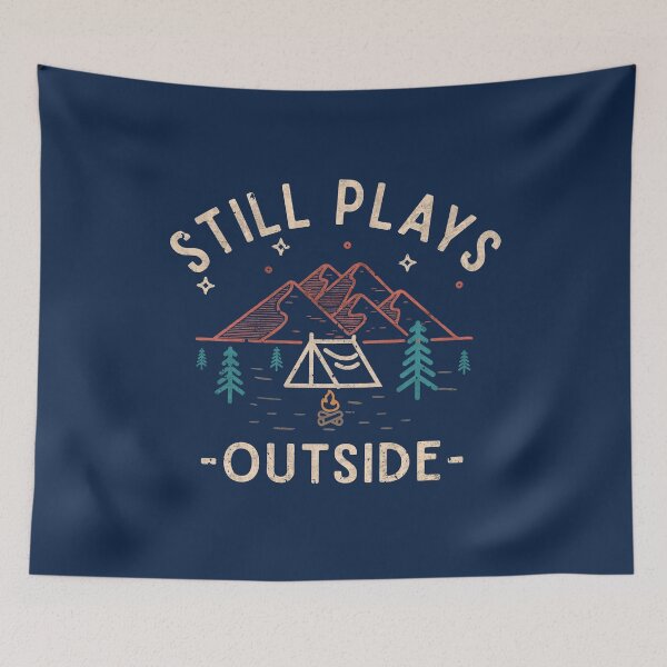 Item preview, Still Plays Outside Funny Gifts for The Hiker Men Women Hiking Camping Lover Vintage  designed and sold by alenaz.