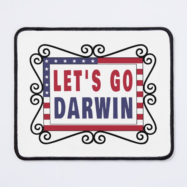 Item preview, Let's Go Darwin - Funny Saying designed and sold by Delandor.
