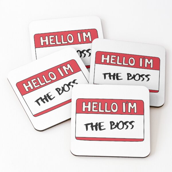 Item preview, Hello I'm The Boss designed and sold by Whimsical Wenli.