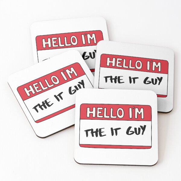 Item preview, Hello I'm The IT Guy designed and sold by Whimsical Wenli.