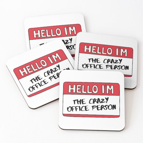 Item preview, Hello I'm The Crazy Office Person designed and sold by Whimsical Wenli.