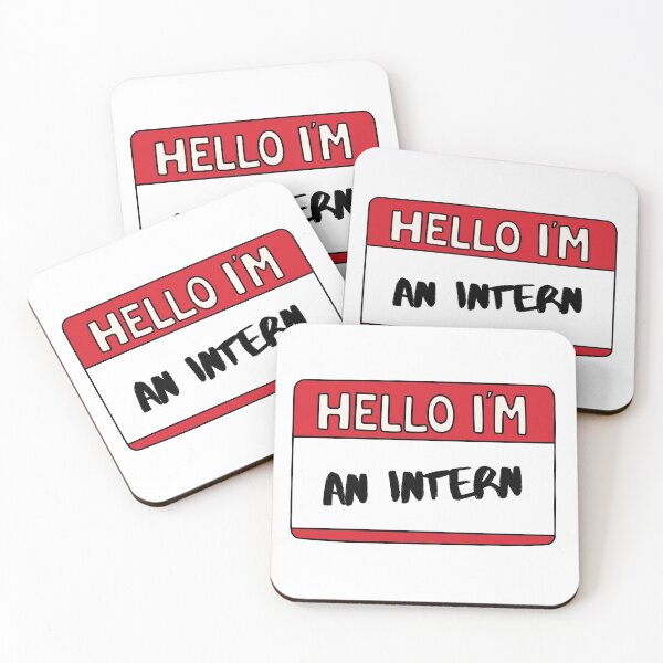 Item preview, Hello I'm An Intern designed and sold by Whimsical Wenli.