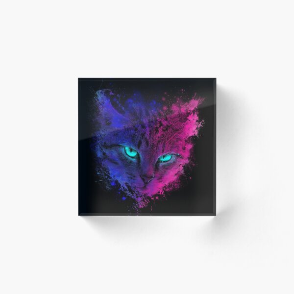 Space Gaze Acrylic Block