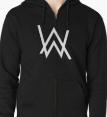 alan walker Zipped Hoodie