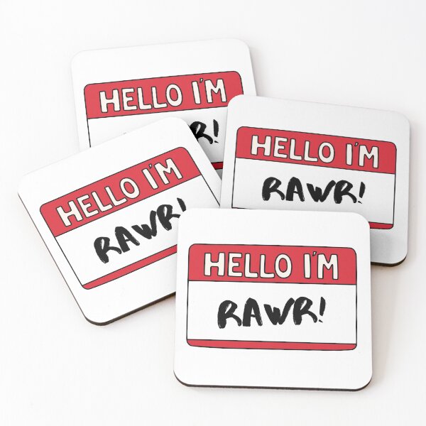 Item preview, Hello I'm Rawr! designed and sold by Whimsical Wenli.