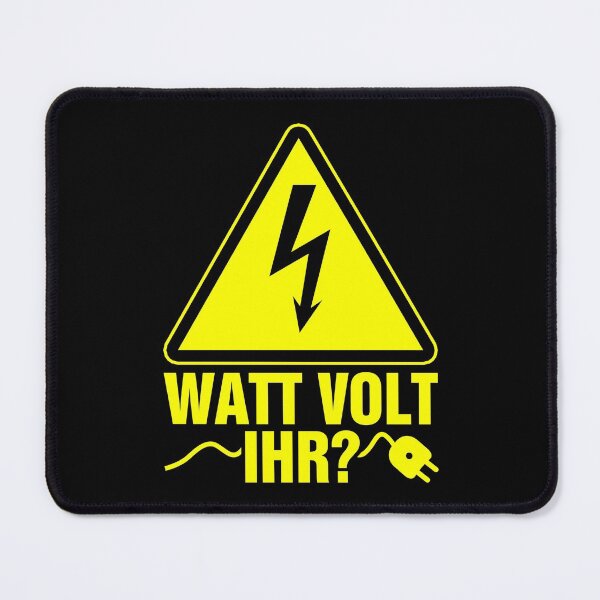 Item preview, Watt Volts Your I Electrical Engineering Electricity Electric Shock Electrician designed and sold by Amazing Designs.