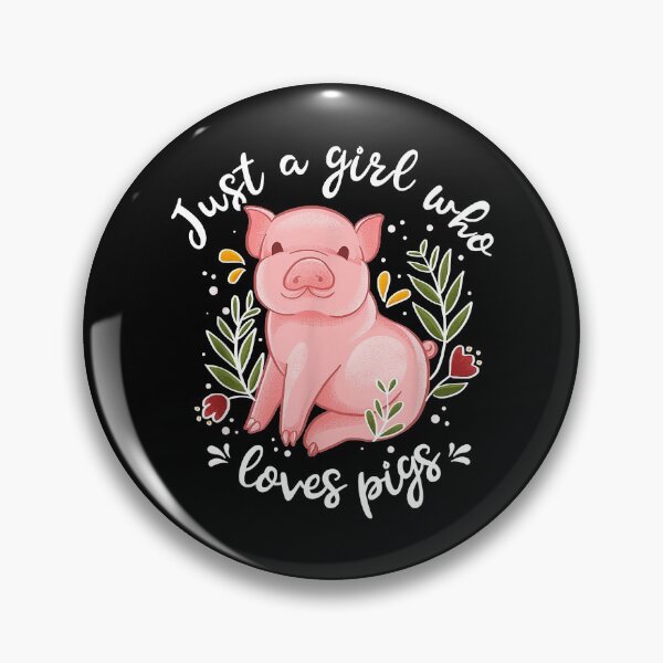 Item preview, Just Girl Who Loves Pigs - Pig Lovers Design designed and sold by danieljames11.