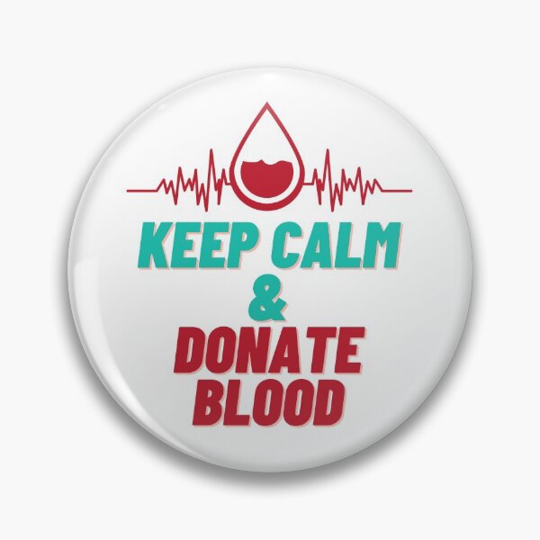Artikelvorschau, Ruhe bewahren und Blut spenden entworfen und verkauft von saladiin.