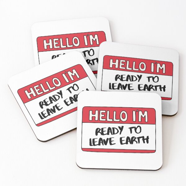 Item preview, Hello I'm Ready To Leave Earth designed and sold by Whimsical Wenli.