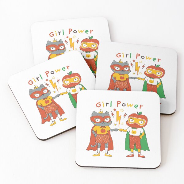 Item preview, Best Friends Girl Power  designed and sold by Apple-and-Cat.