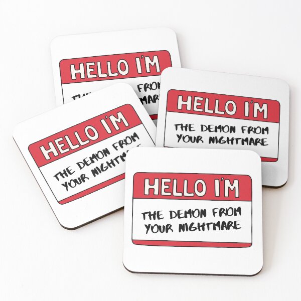 Item preview, Hello I'm The Demon from your Nightmare designed and sold by Whimsical Wenli.