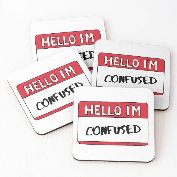 Item preview, Hello I'm Confused designed and sold by Whimsical Wenli.