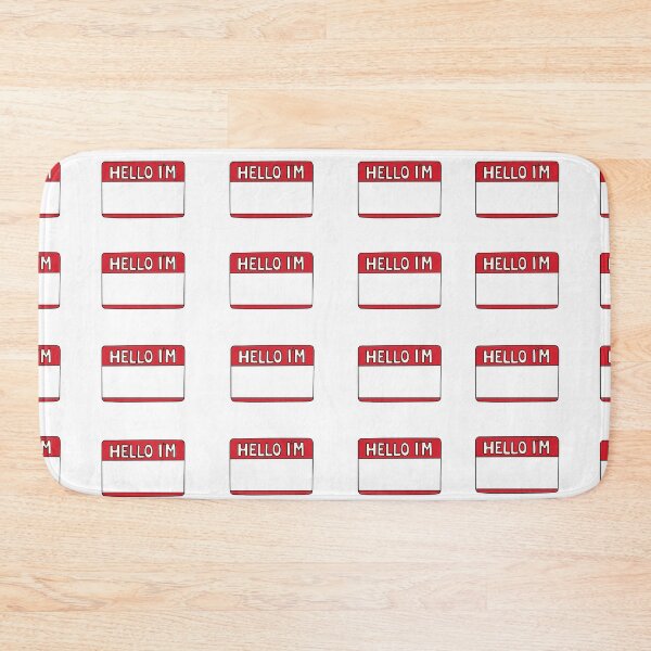 Item preview, Hello I'm Nametag designed and sold by Whimsical Wenli.