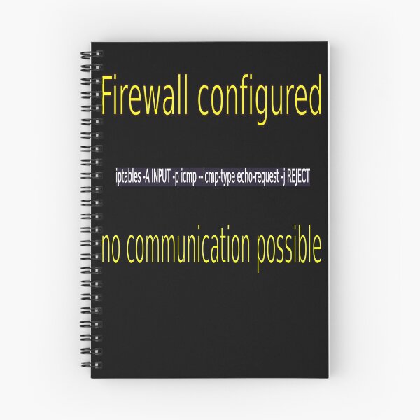 Item preview, Firewall configured no communication possible designed and sold by CottagePop.
